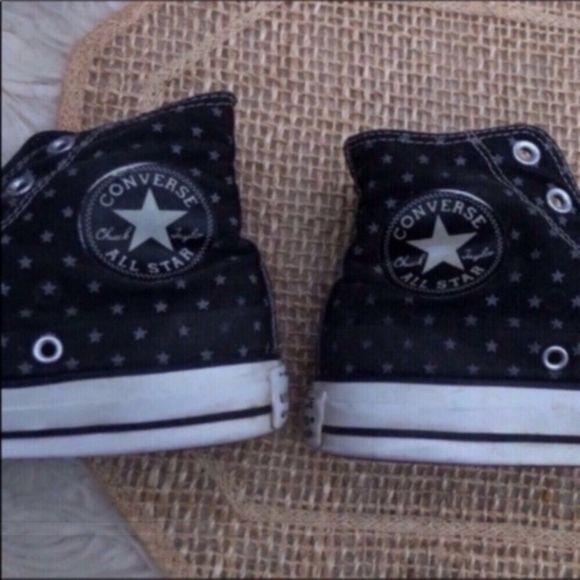 Converse Star Print Chuck Taylors *No Laces* - Picture 7 of 12